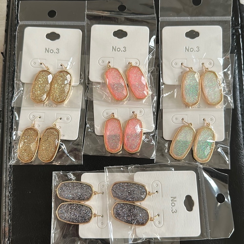 SHINE THE LIGHT GOLDTONE EARRINGS​